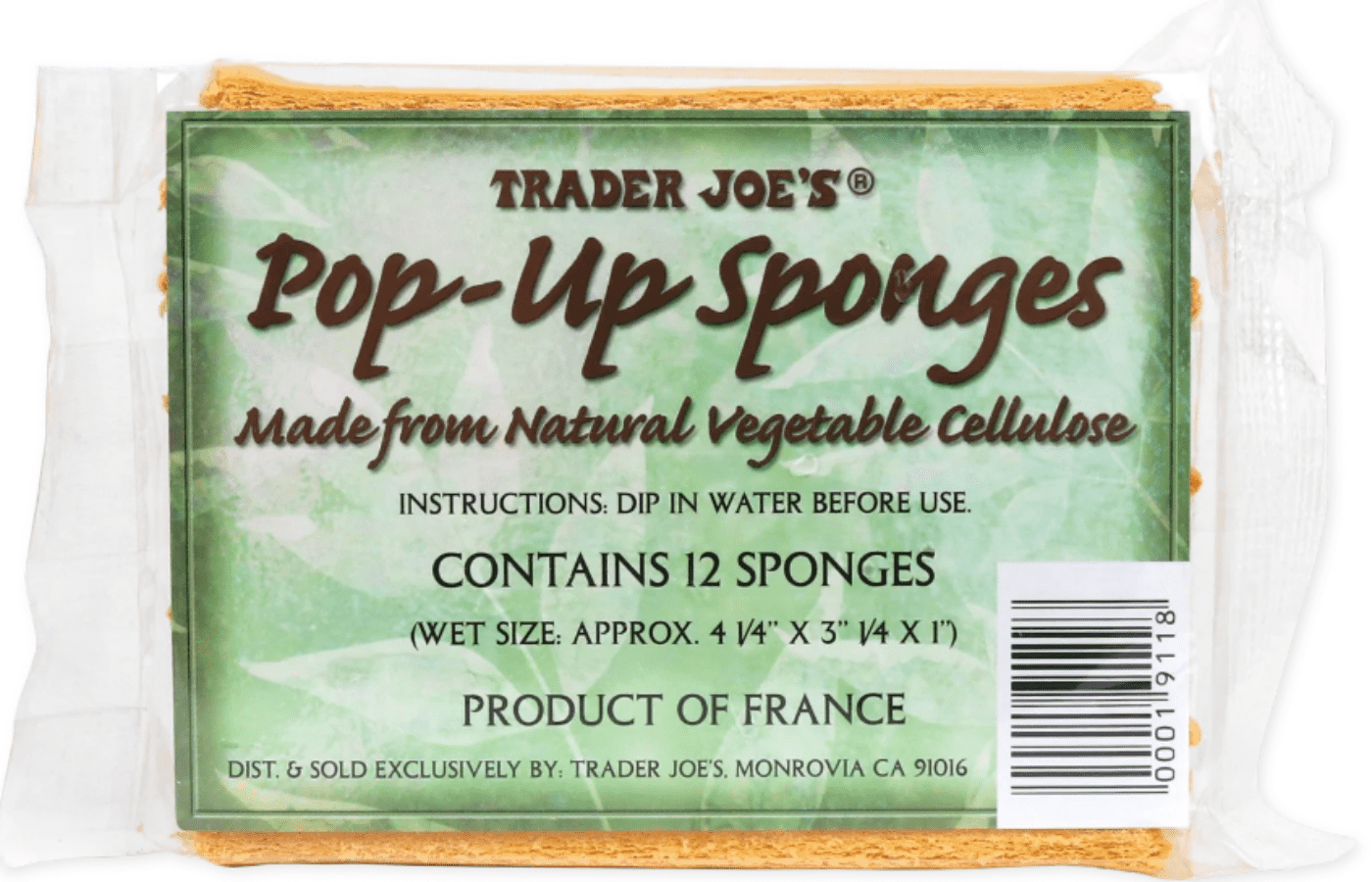 Are Trader Joe's Sponges Compostable