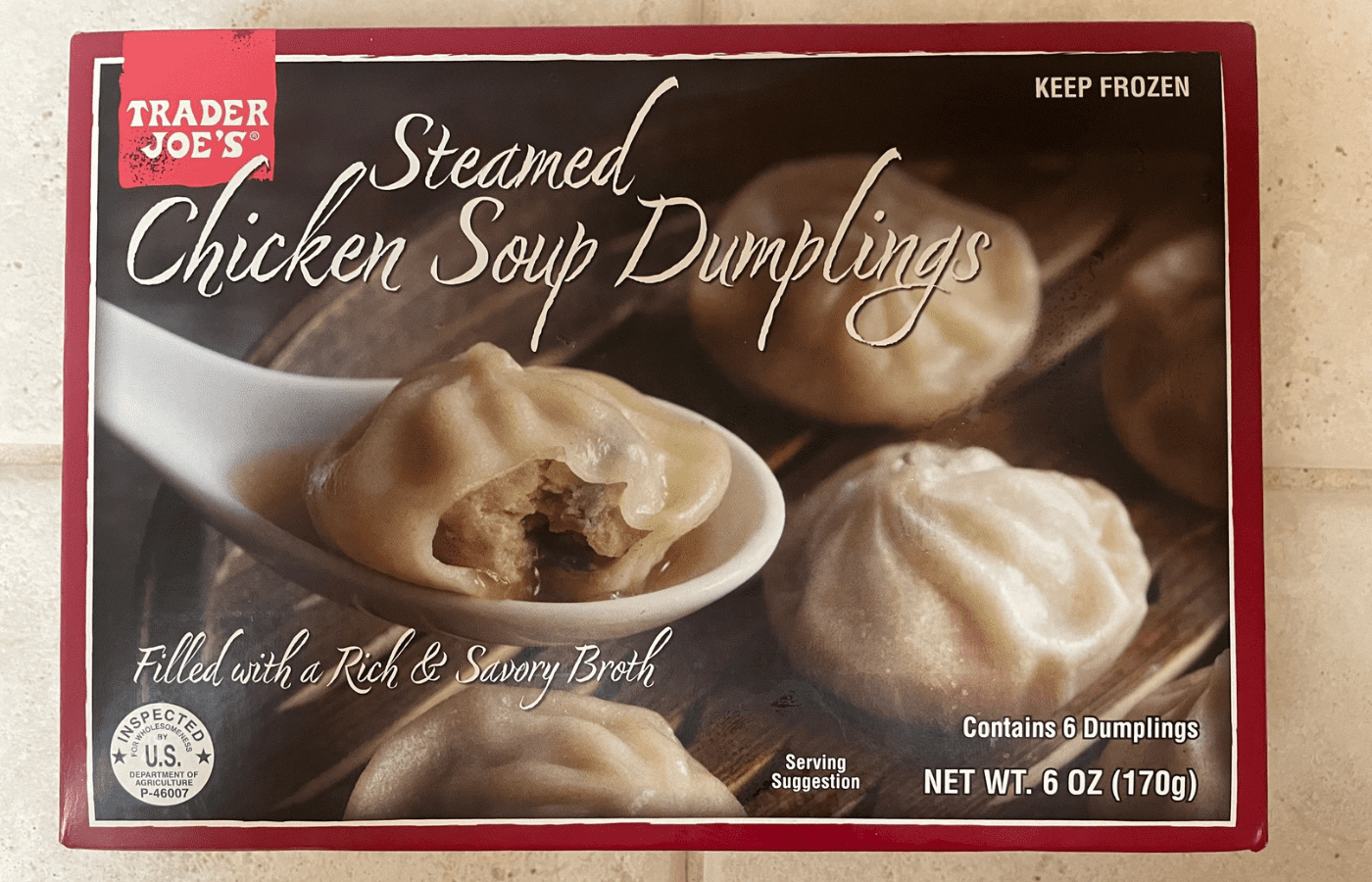 Trader Joe's Steamed Chicken soup Dumplings Review 