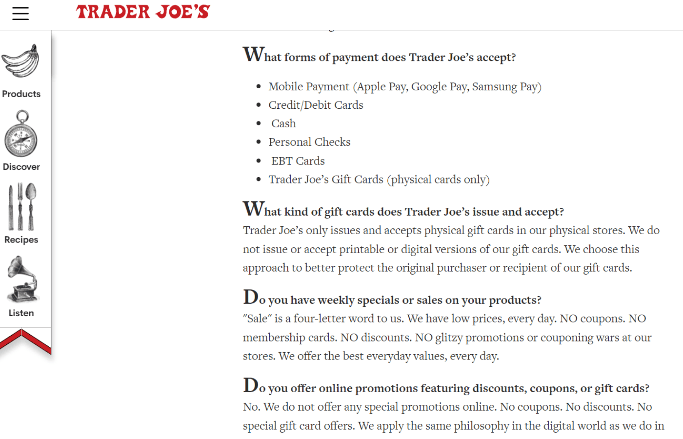 Does Trader Joe's Accept Personal Checks? (Answered) AisleWizard